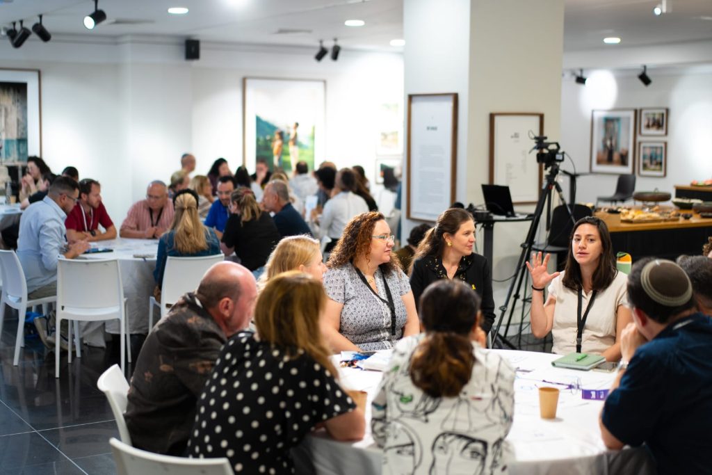 From the opening meeting of the Educators’ Network, held at ANU – Museum of the Jewish People
